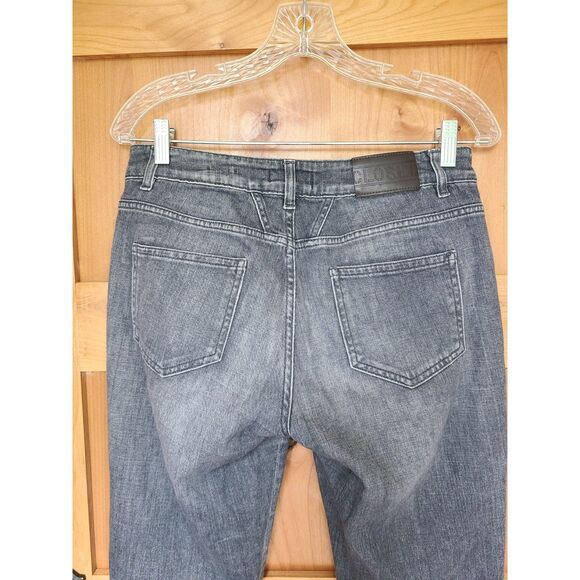Closed Gray Skinny Jeans Sz 8 Stretch Mid Rise Made in Italy Minimalist Basic - Picture 4 of 5